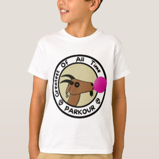 T-shirt Parkour Goat - Greatest of all time