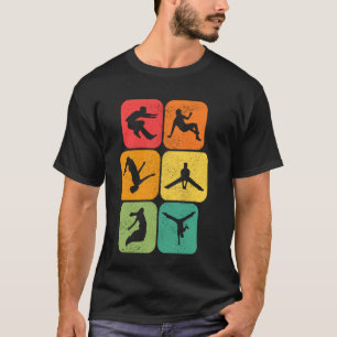 T-shirt Parkour Parcouring Athlètes Extrêmes Enfants Parco