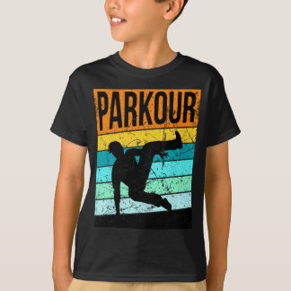 T-shirt Parkour Pour Garçons Filles Gear Jump Party
