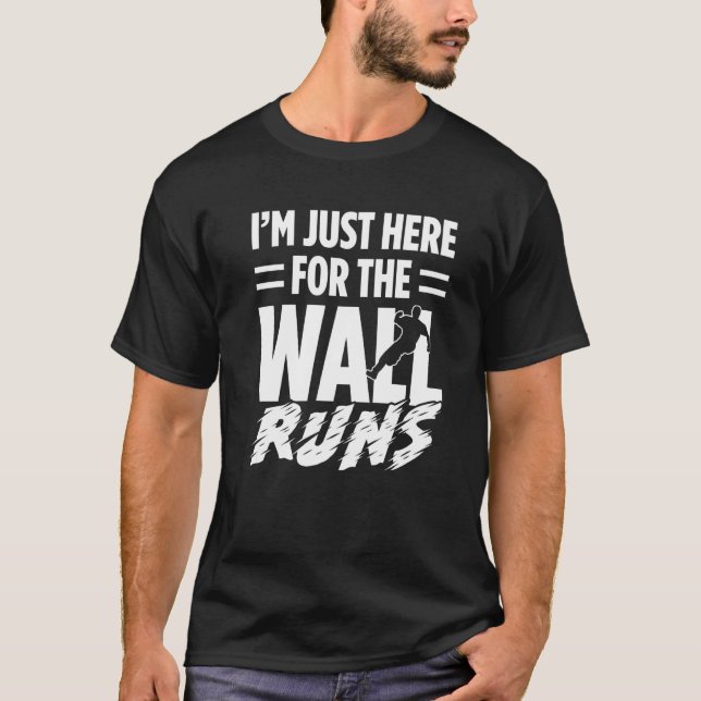 T-shirt Parkour Pour Parkour Runner Traceur Freestyle Runn (Devant)