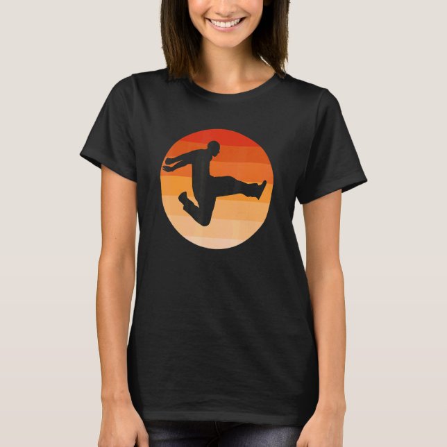 T-shirt Parkour Sunset Parkour Freeruning 1 (Devant)
