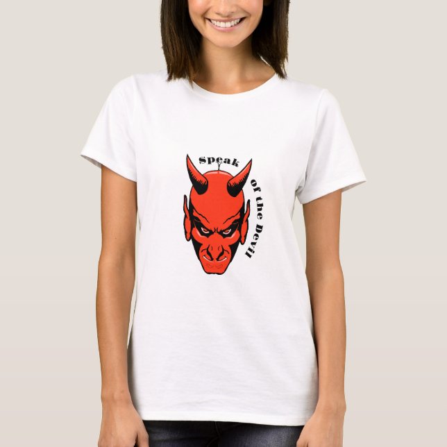 T-shirt Parle du Diable - rouge soudain apparition Vieux T (Devant)