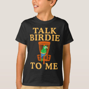T-shirt Parle Oiseau à Moi Disc Golf Drôle Graphique Perro