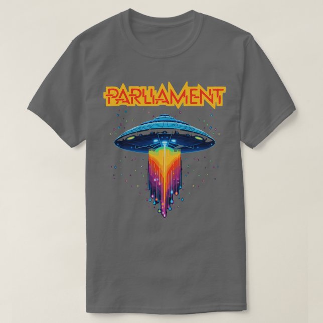 T-shirt Parlement Funkadelic Retro Mothership Rock Funk (Design devant)