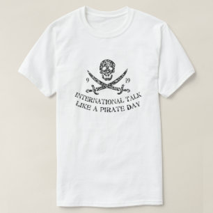 T-shirt Parler comme une journée de pirates