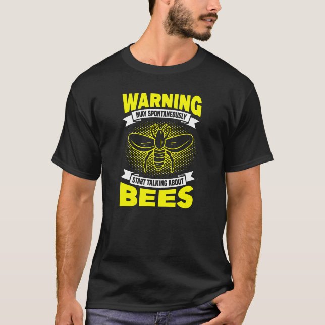 T-shirt Parler De Bee Nature Wild Bee Hive Honeycomb (Devant)