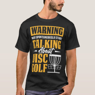 T-shirt Parler De Disque Golf Joueur Golfing Sport Golfing