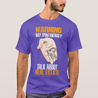 T-shirt Parler de immobilier