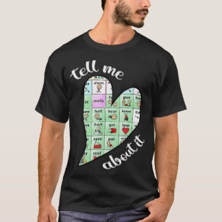 T-shirt parler de lui orthophonie aac sped professeur