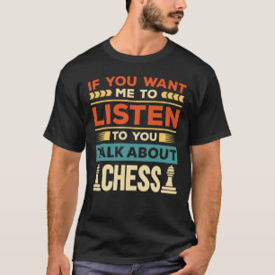 T-shirt Parler des échecs
