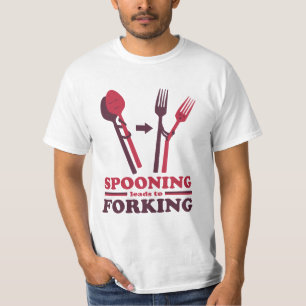 T-shirt Parler mène à forger l'amour romantique