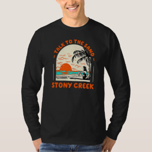 T-shirt Parlez À Sand Stony Creek Beach Connecticut Oce