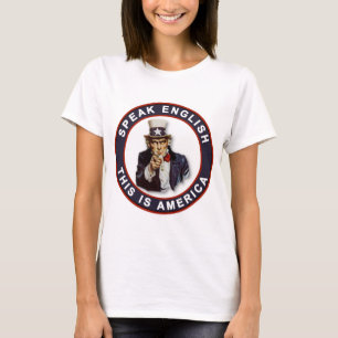 T-SHIRT PARLEZ ANGLAIS - C'EST L'AMÉRIQUE