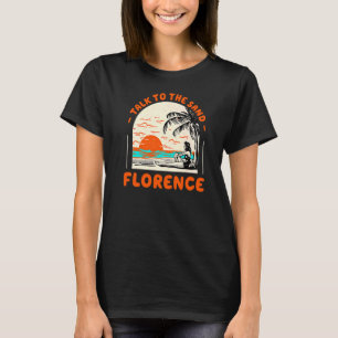 T-shirt Parlez Au Sand Florence Beach Oregon Ocean Summe