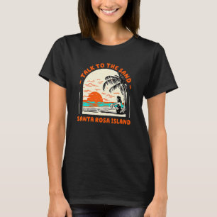 T-shirt Parlez Au Sand Père Noël Rosa Island Beach Florida