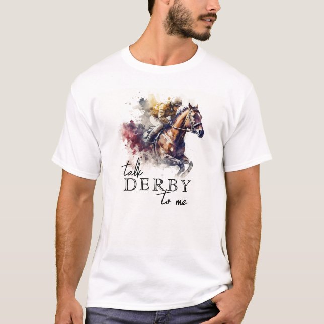 T-shirt Parlez de Derby à moi hippocampe (Devant)