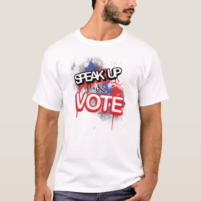 T-shirt Parlez et votez ! (Devant)