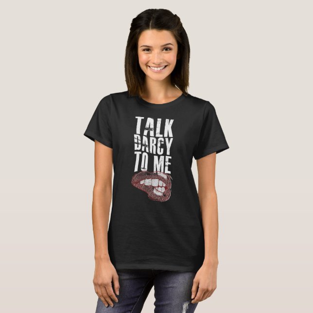 T-shirt Parlez-le darcy moi des amoureux des livres (Devant entier)