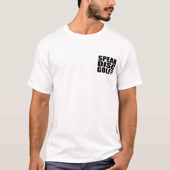 T-SHIRT PARLEZ LE GOLF DE DISQUE (Devant)