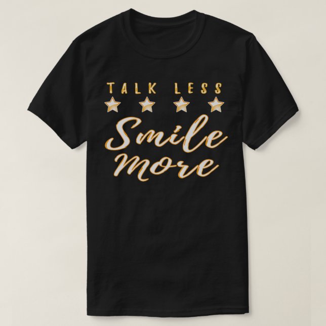 T-shirt Parlez moins sourire plus de pulsation (Design devant)