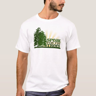 T-shirt Parlez pour les arbres