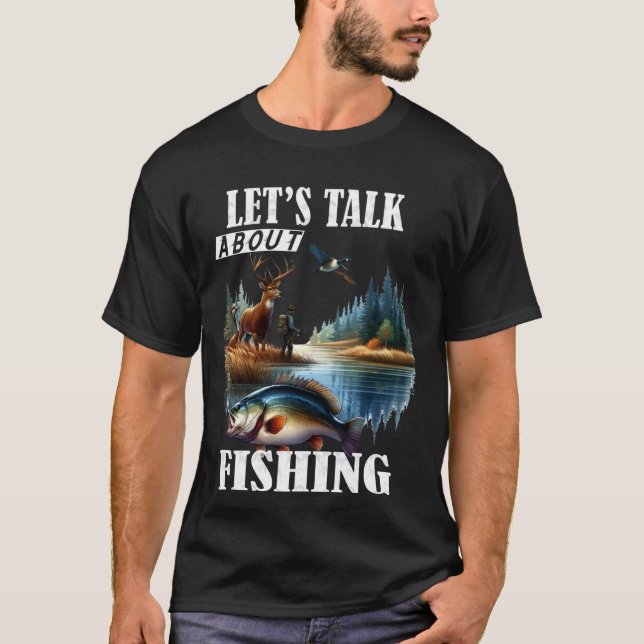 T-shirt Parlons de pêche (Devant)