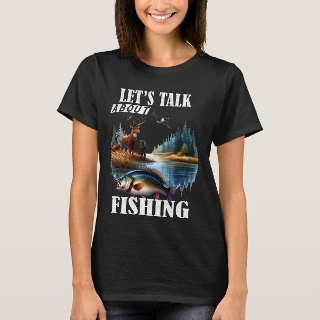 T-shirt Parlons de pêche (Devant)