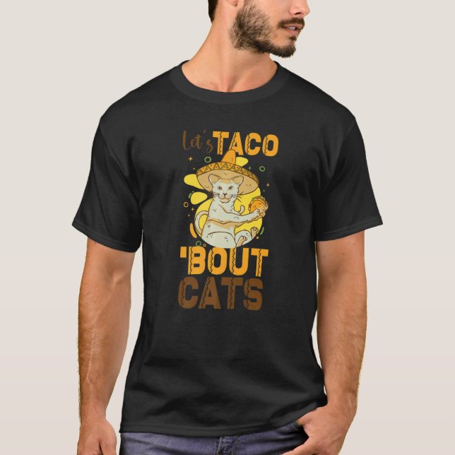 T-shirt Parlons Taco de Chats Chat    2 (Devant)