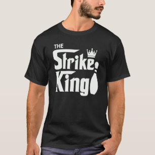 T-shirt Parodie de Bowling Ligue King Bowler