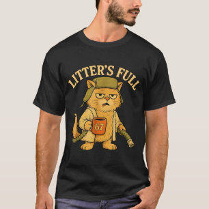 T-shirt Parodie de chat complet de Funny Litter 67 Six Sep