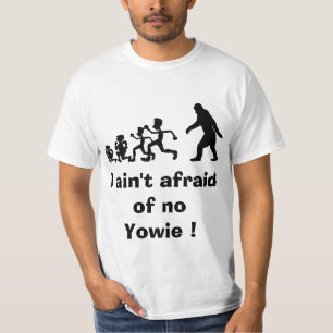 T-shirt Parodie drôle de Yowie sur l'évolution