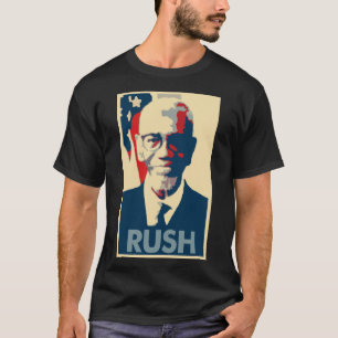 T-shirt Parodie politique d'affiche de précipitation de