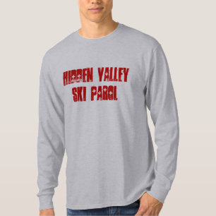 T-shirt Parol caché de ski de vallée