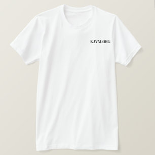 T-shirt Parole de Dieu Hébreux Bible Verse Blanc