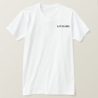 T-shirt Parole de Dieu Hébreux Bible Verse Blanc