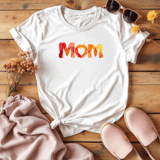 T-shirt Parole maman couleur mignonne | Fête des mères ple
