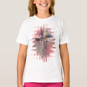T-shirt paroles chrétiennes grunge croix