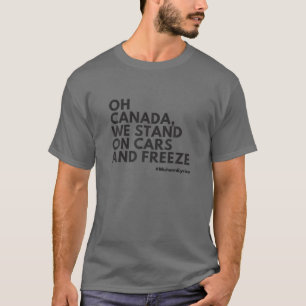 T-shirt Paroles mal entendues : hymne national du Canada