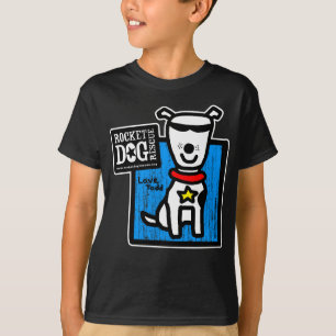T-shirt Parr de Todd - chien blanc vintage