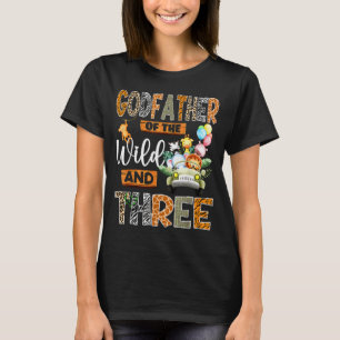 T-shirt Parrain de la faune &amp; Trois garçon pour un tro
