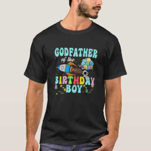 T-shirt Parrain De L'Astronaut Anniversaire Partie Espace