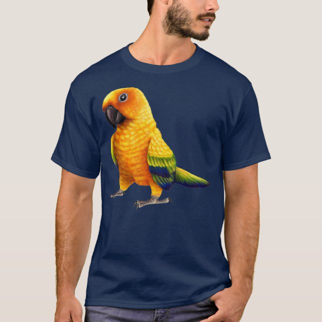 T-shirt Parrain mignon Sun Conure (Devant)