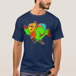 T-shirt Parrot as Hiker