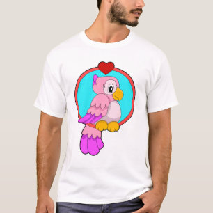 T-shirt Parrot au coeur