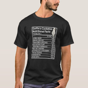 T-shirt Parrot Faits nutritionnels I Goffins Cockatoo