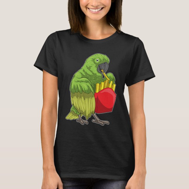 T-shirt Parrot frites (Devant)