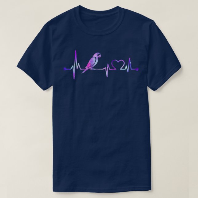 T-SHIRT PARROT HEARTBEAT GALAXY 1 (Design devant)