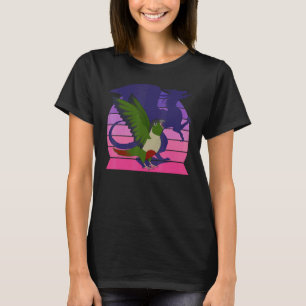 T-shirt Parrot I Winged Dragon I Screaming Green cheeked C