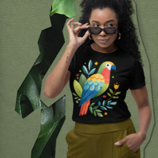 T-shirt Parrot Macaw En Amazonie - Oiseau coloré