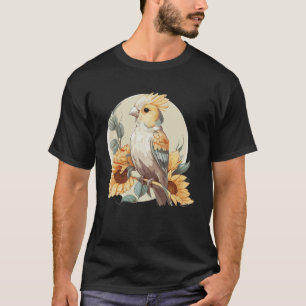 T-shirt Parrot mou Cockatiel Tournesol Aquarelle Parrot